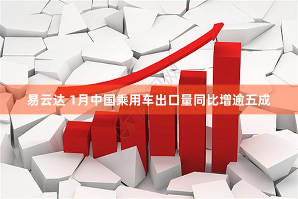易云达 1月中国乘用车出口量同比增逾五成